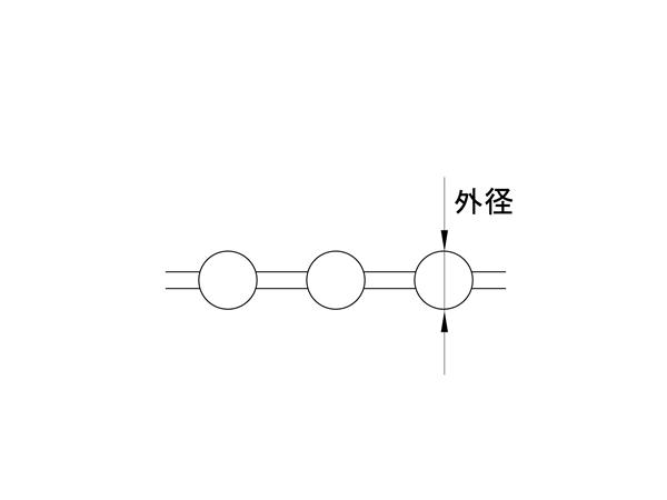 鉄ボールチェーンコネクター付