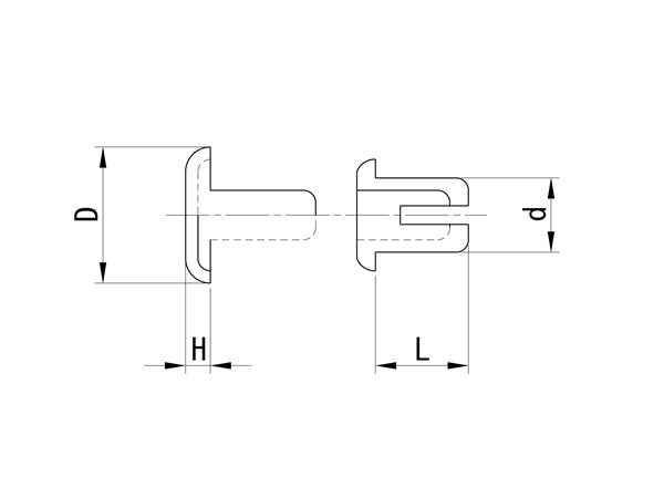 ナイロンプッシュリベット_P
